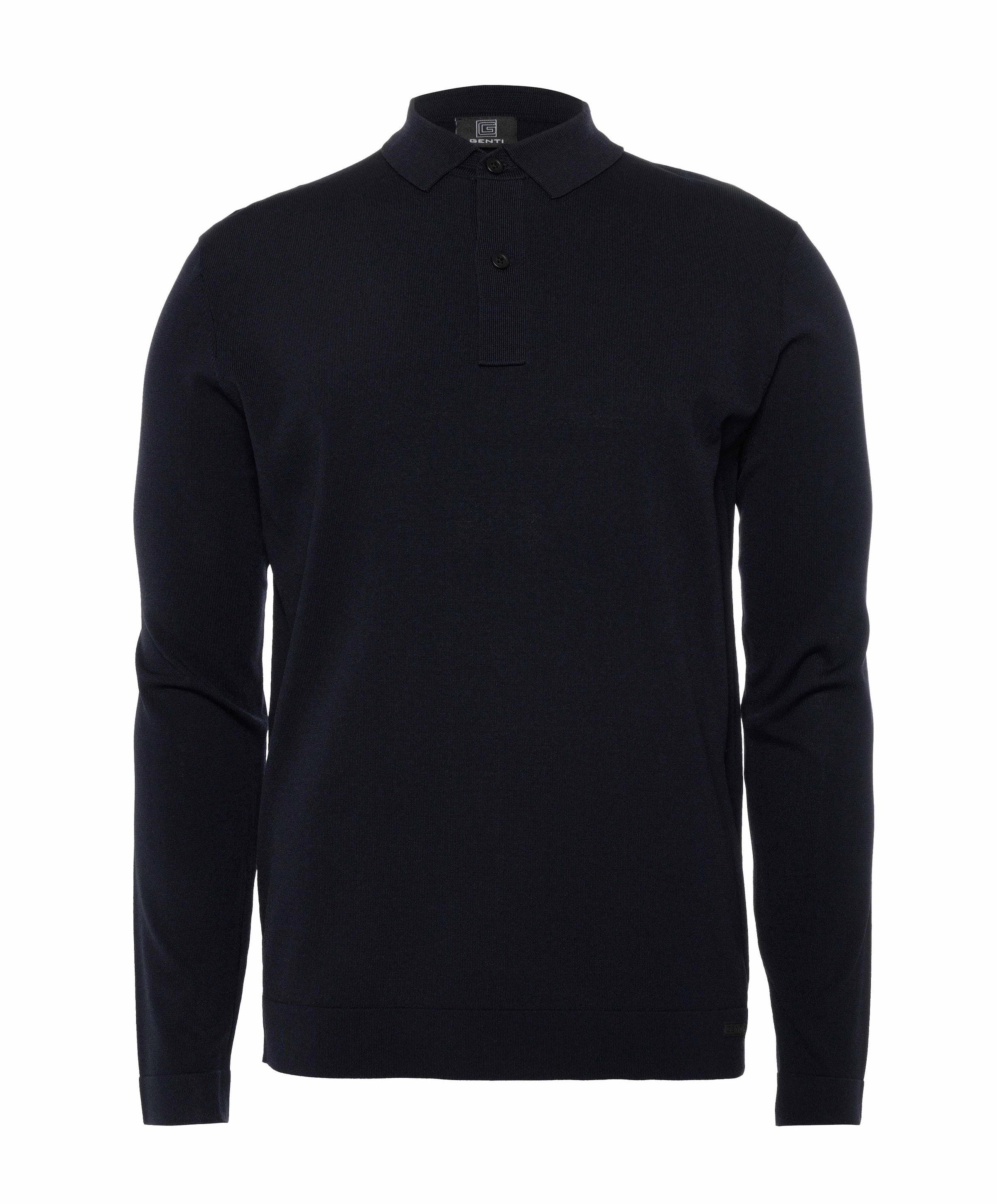 Heren polo blauw