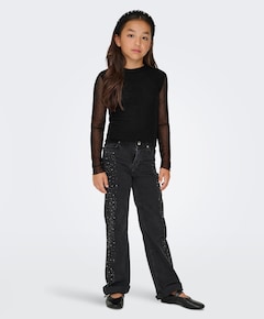 Meisjes longsleeve zwart