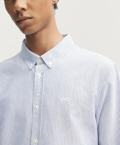 Heren overshirt blauw