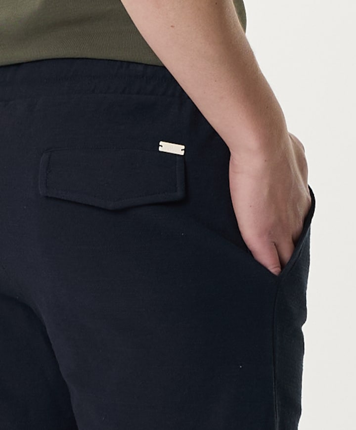 Udo heren korte broek blauw