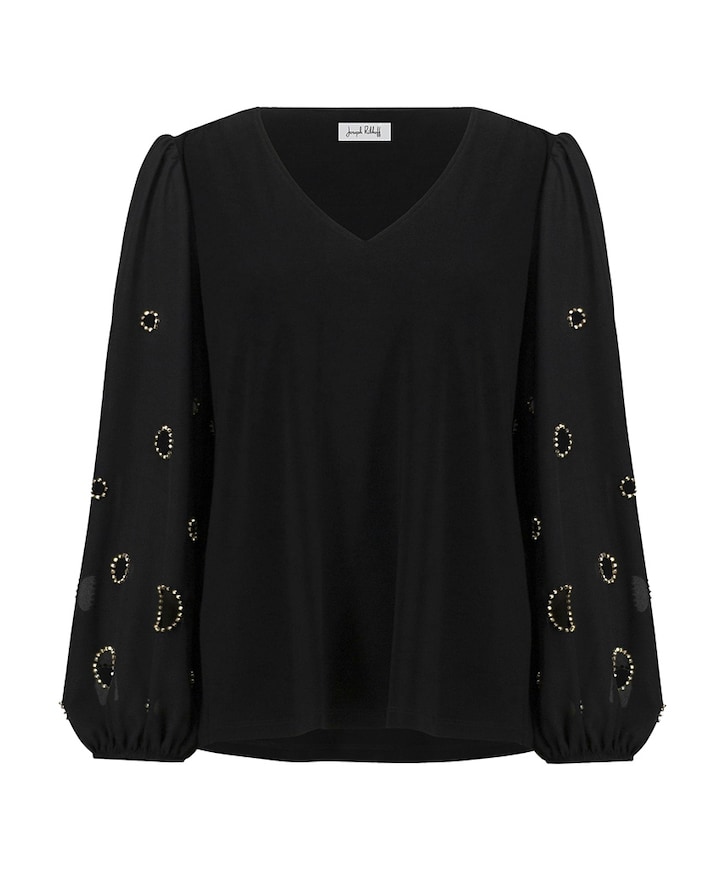 Blouse zwart