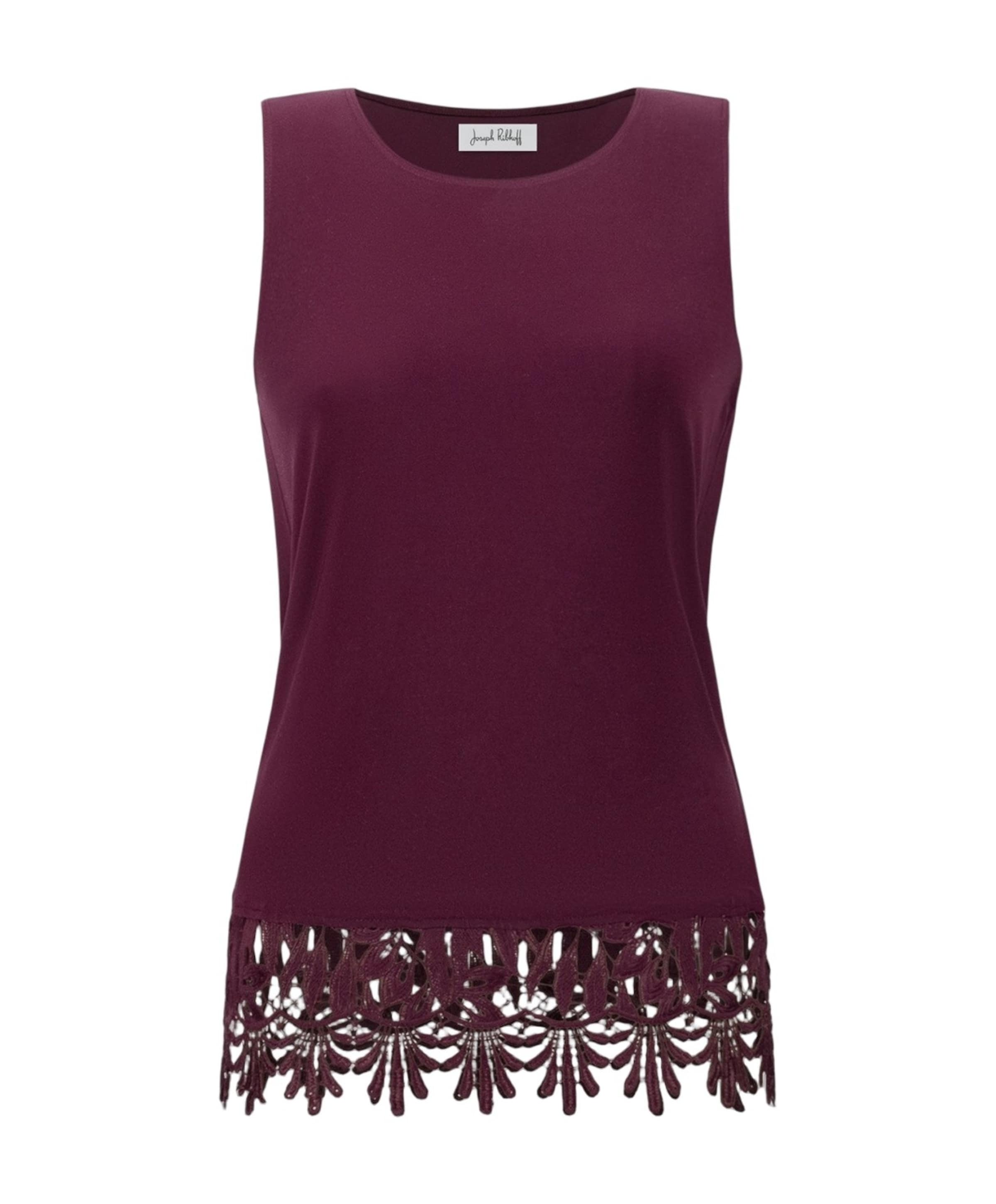 Dames top bordeaux