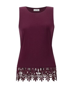 Dames top bordeaux