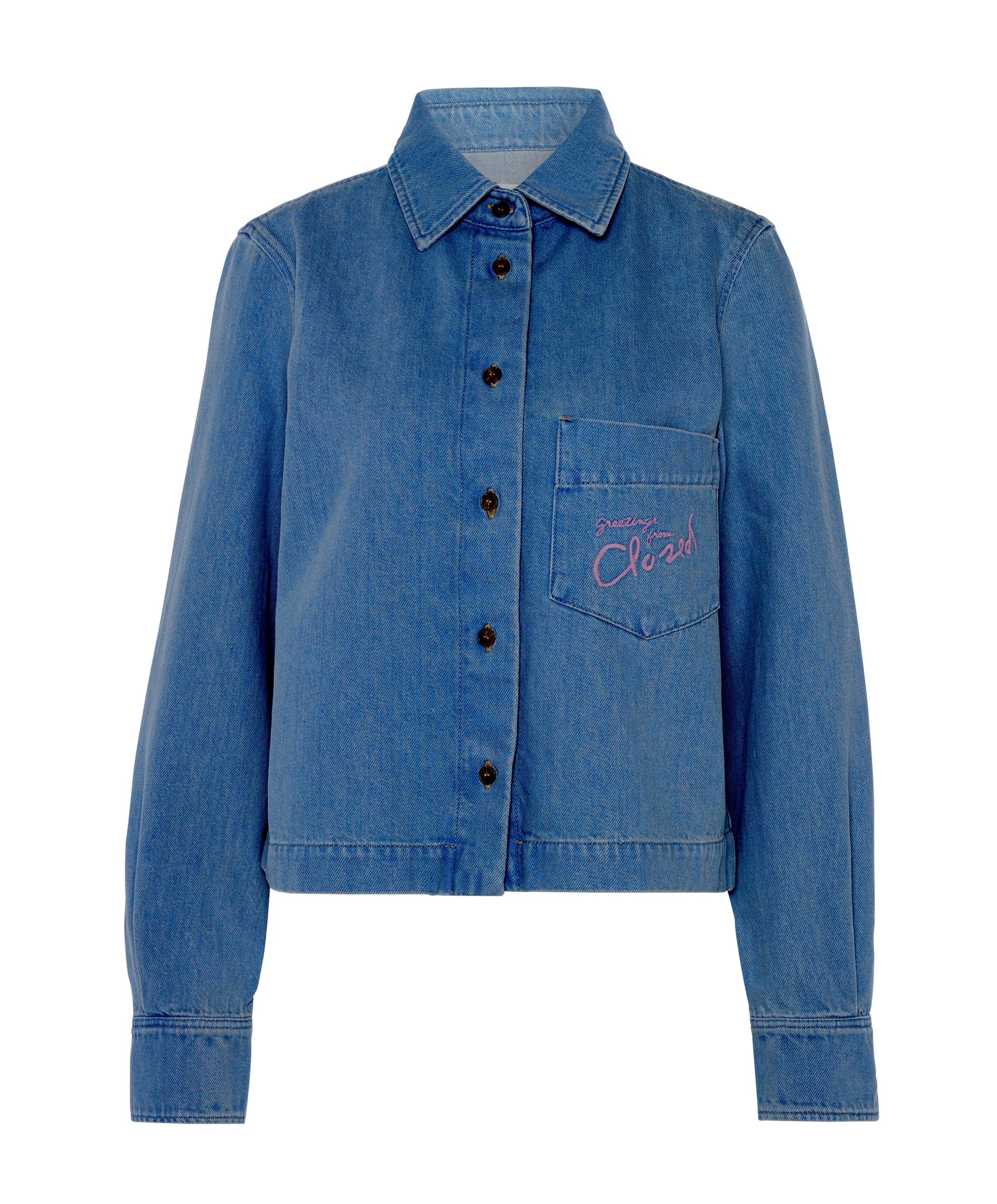 Dames blouse blauw