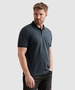 Heren polo blauw
