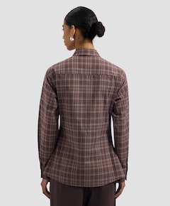 Dames blouse bruin