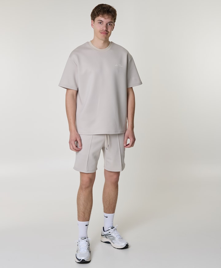 Ballier Crew Track Shorts heren korte broek beige