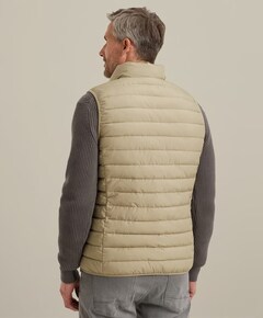 Heren bodywarmer beige