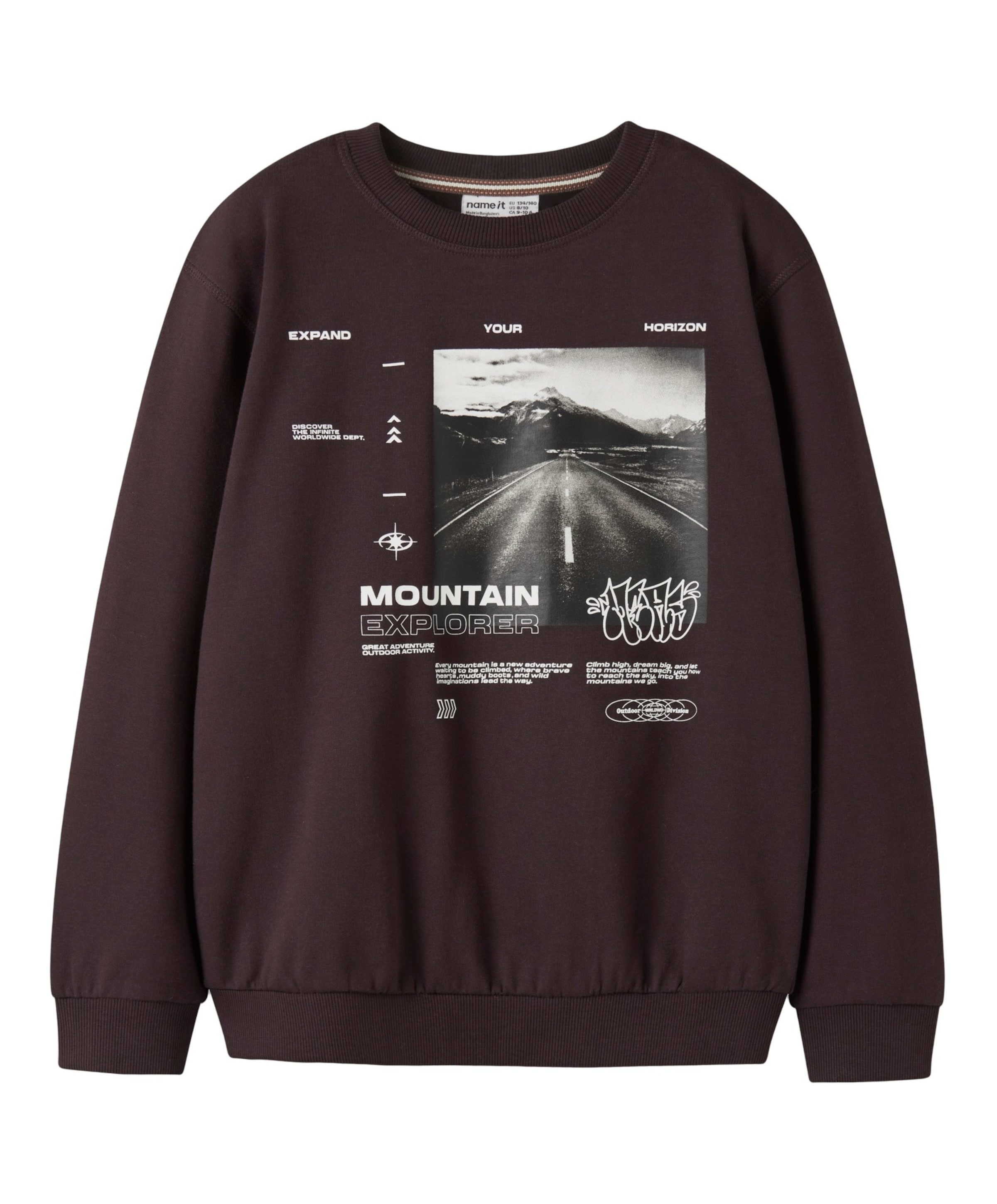 Jongens sweater bruin