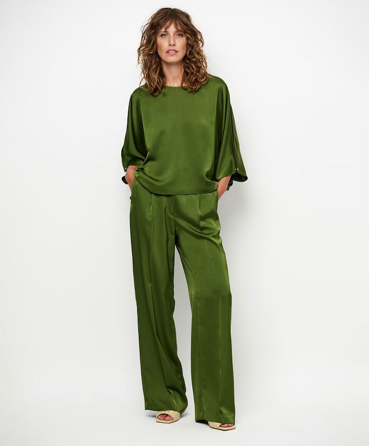 Dames blouse groen