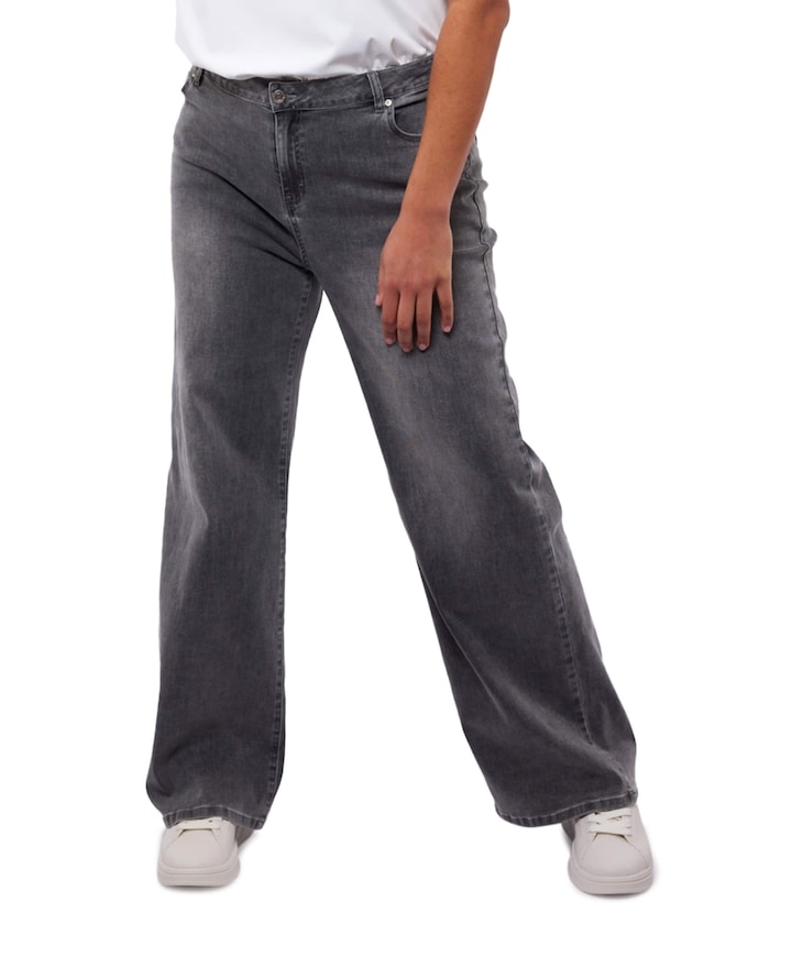 Essentials: Neona jeans dames jeans grijs