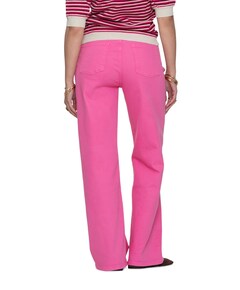 Wide leg dames broek roze