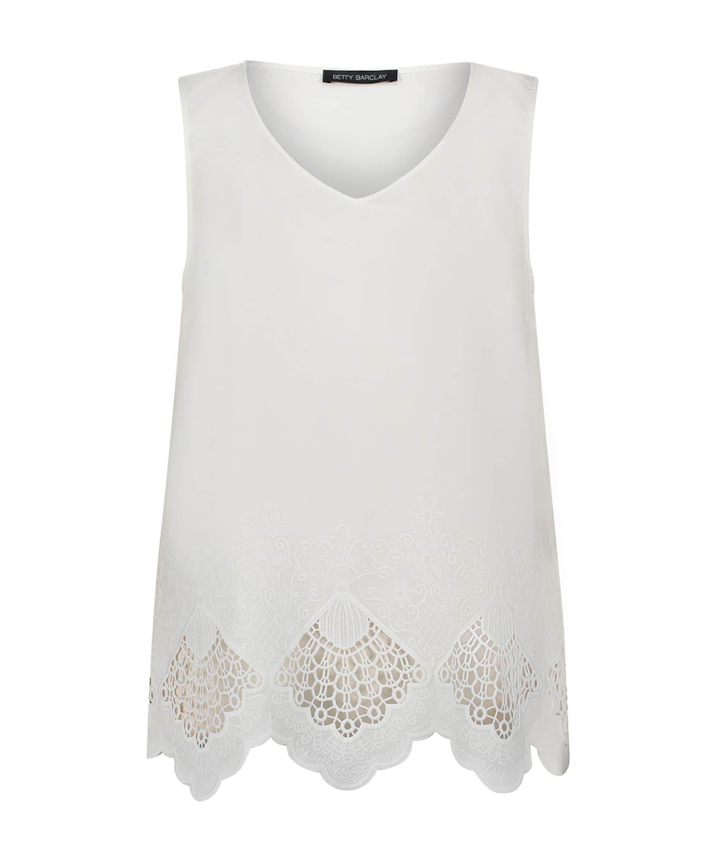 Dames top ecru