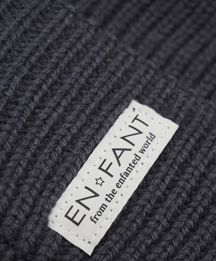 Uniseks muts met voering bruin