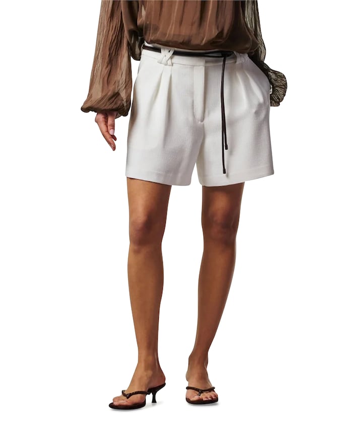 RISKA PES 340 dames korte broek wit