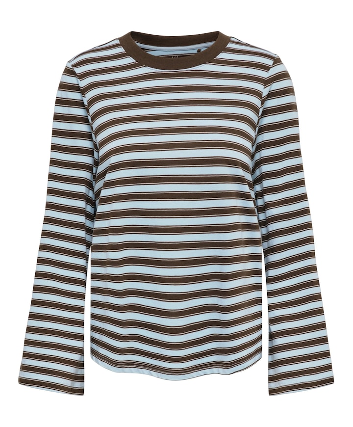 Dames longsleeve blauw