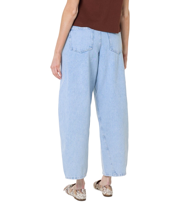 Becca (Barrel) - D1 dames jeans blauw