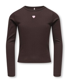 Meisjes T-shirt bruin