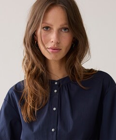 Dames blouse blauw