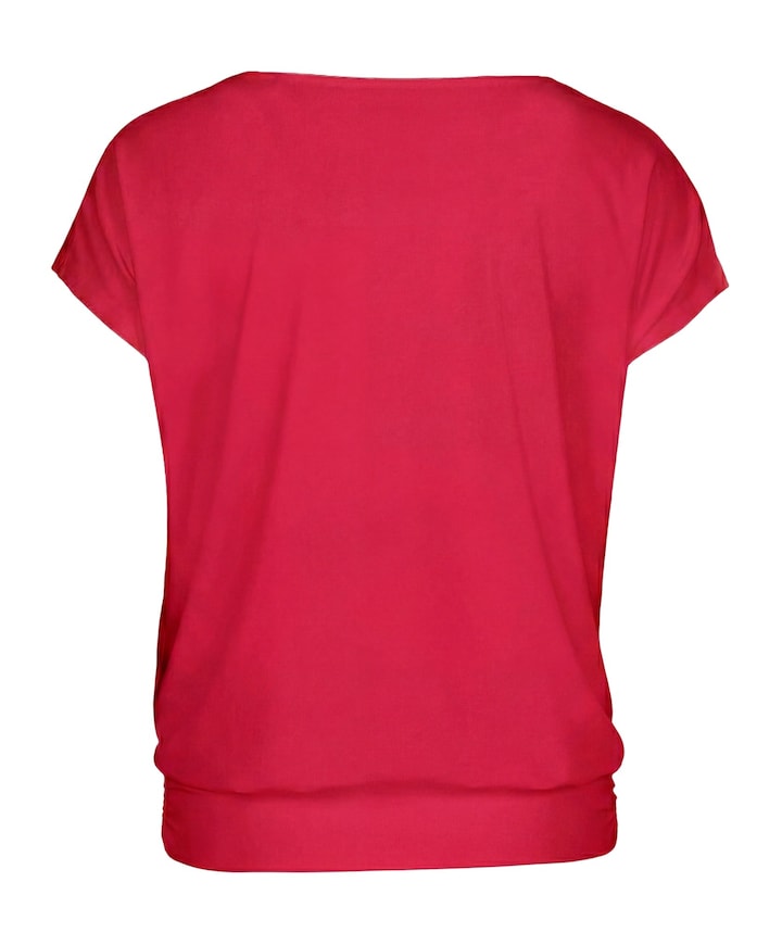 Dames T-shirt bordeaux