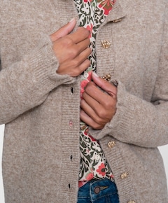Dames vest beige