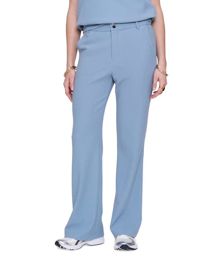 Comfy dames broek blauw