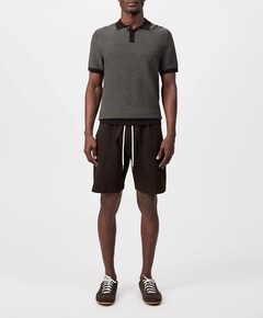 Heren polo bruin