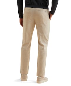 V35 RELAXED CHINO LINEN STRETCH heren broek beige