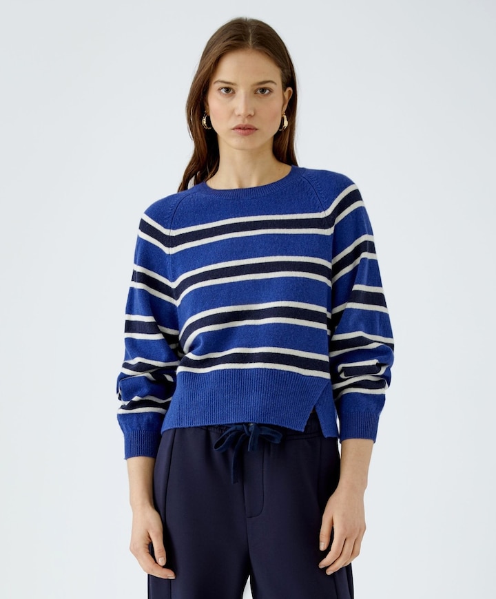 Dames trui blauw