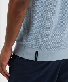 Heren polo blauw