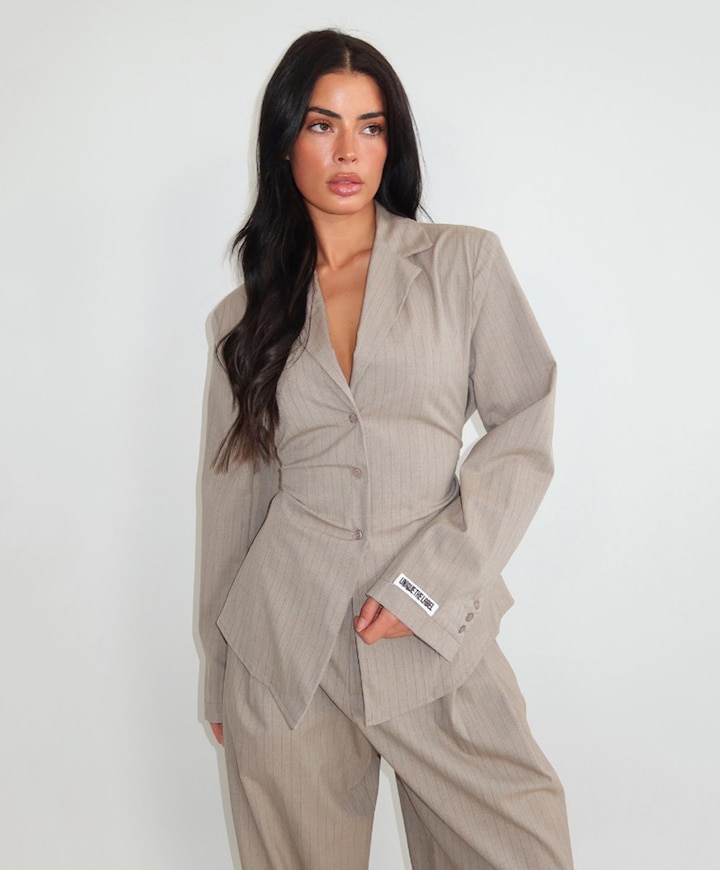 Dames blouse beige