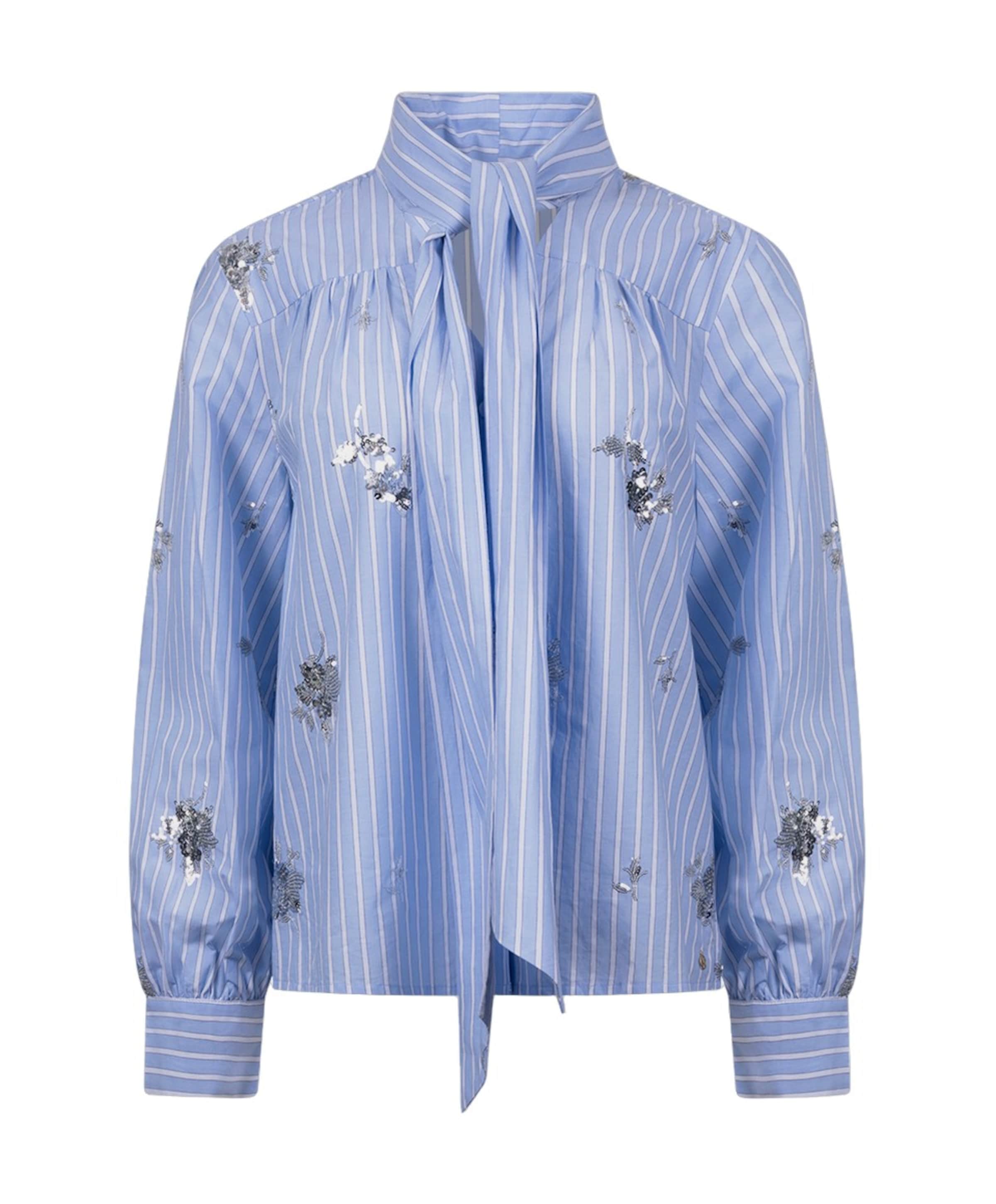 Dames blouse blauw