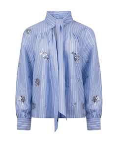 Dames blouse blauw
