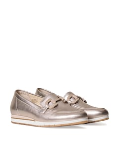 dames loafers goud