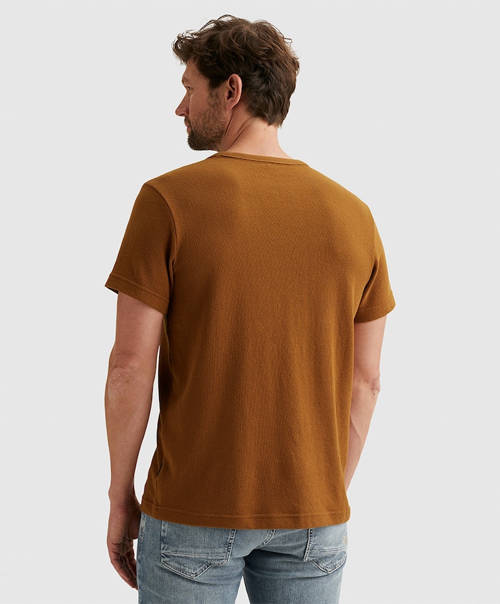 Heren t-shirt bruin
