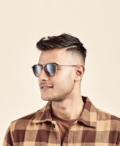 Zonnebril uniseks zwart