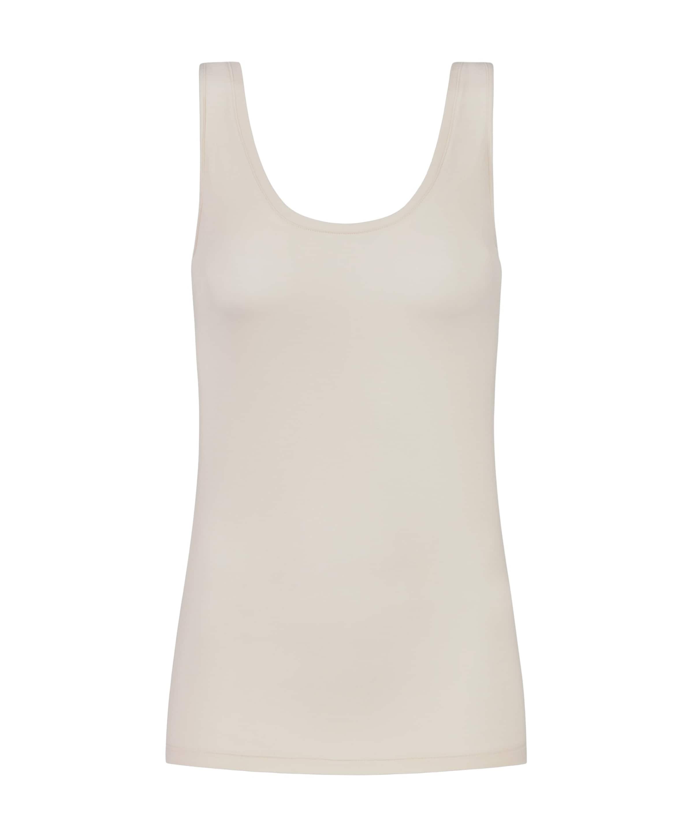 Dames hemd beige