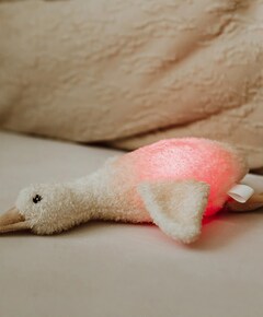Knuffel nachtlampje gans ecru