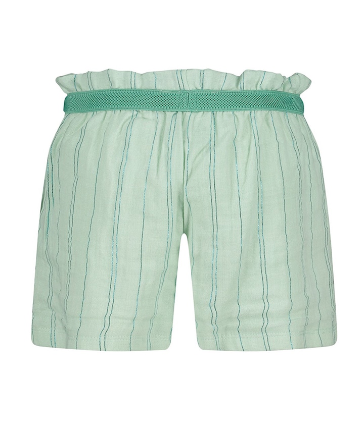 Short mousseline meisjes korte broek groen