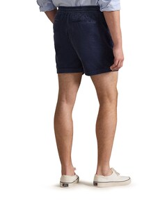 Woven heren korte broek blauw
