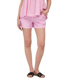 ONLLORIS STRIPED WVN dames korte broek roze