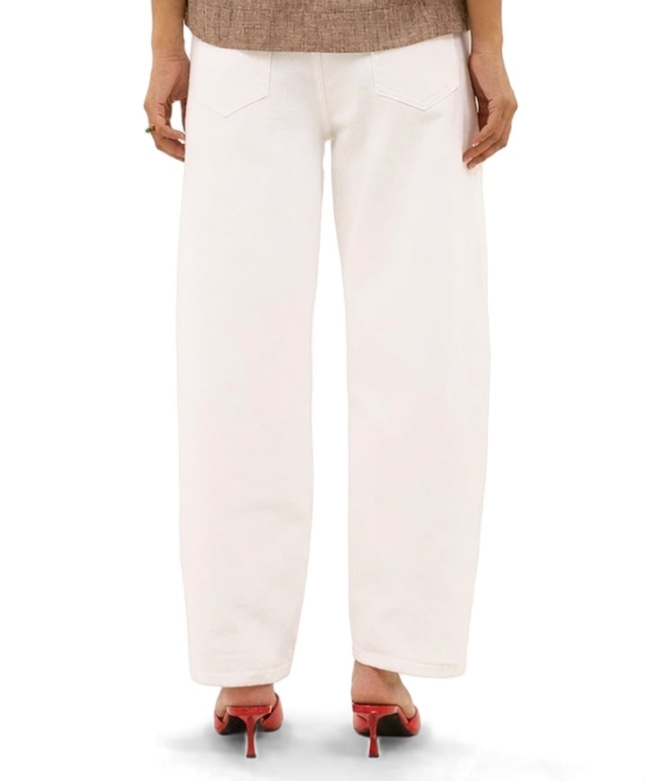 begum white jeans dames jeans wit