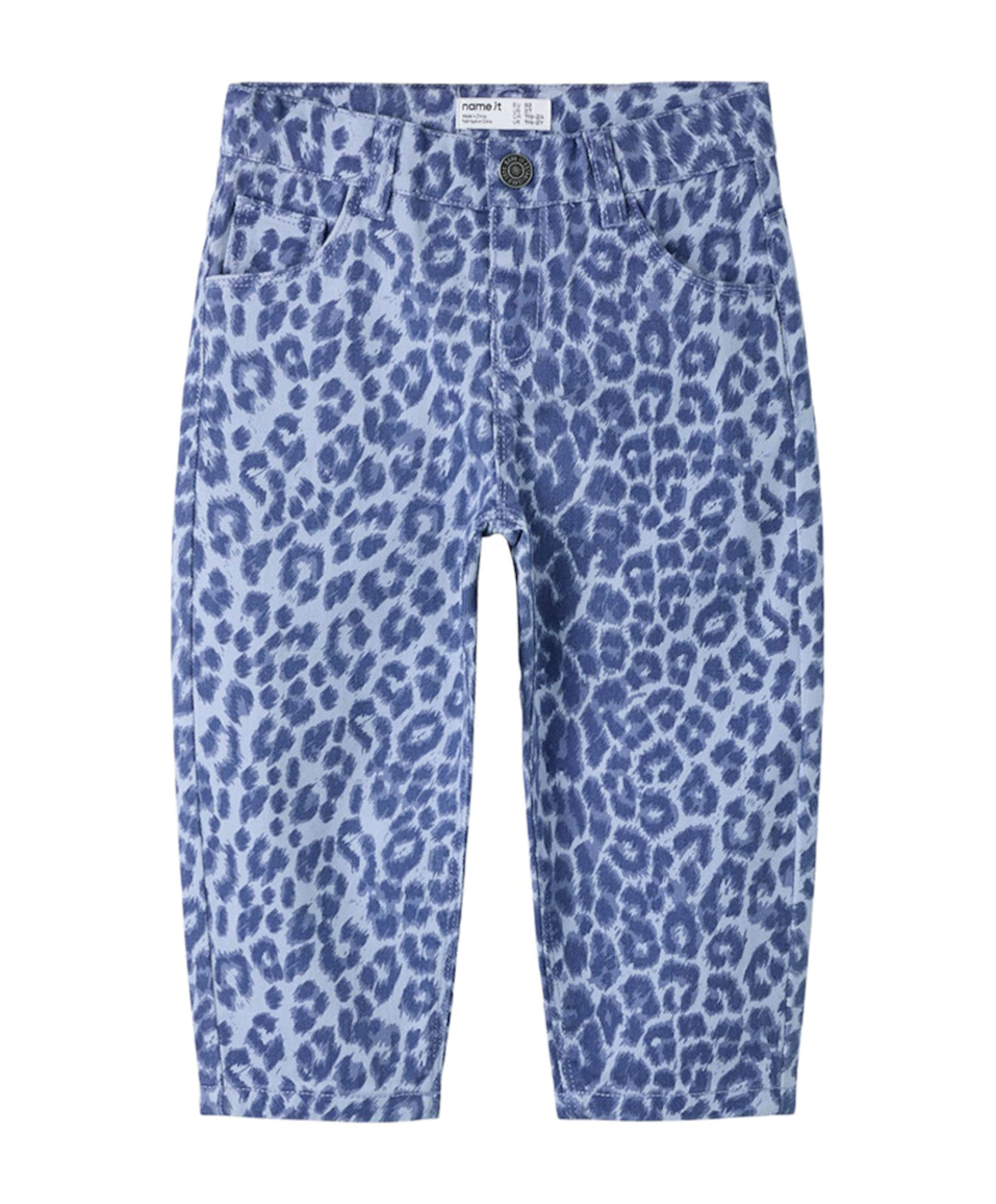 NMFBELLA MOM LEO TWILL 4002-TD meisjes jeans paars