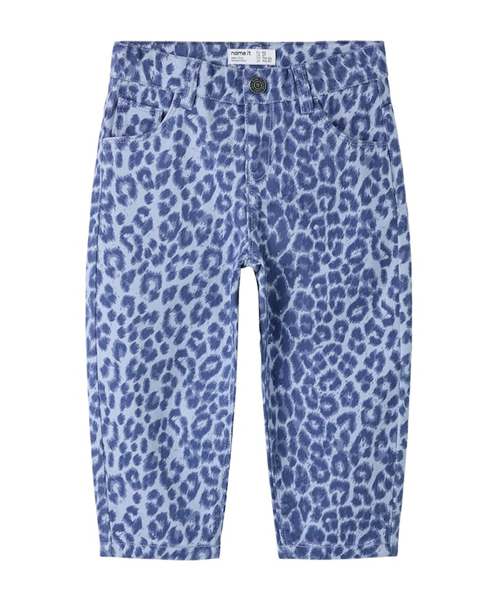 NMFBELLA MOM LEO TWILL 4002-TD meisjes jeans paars