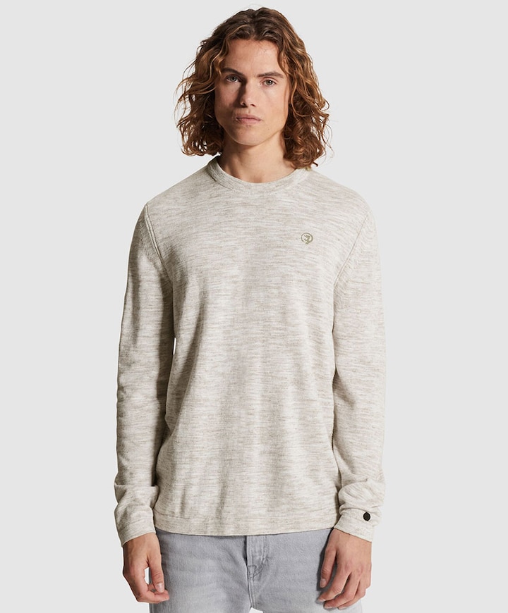 Heren trui beige