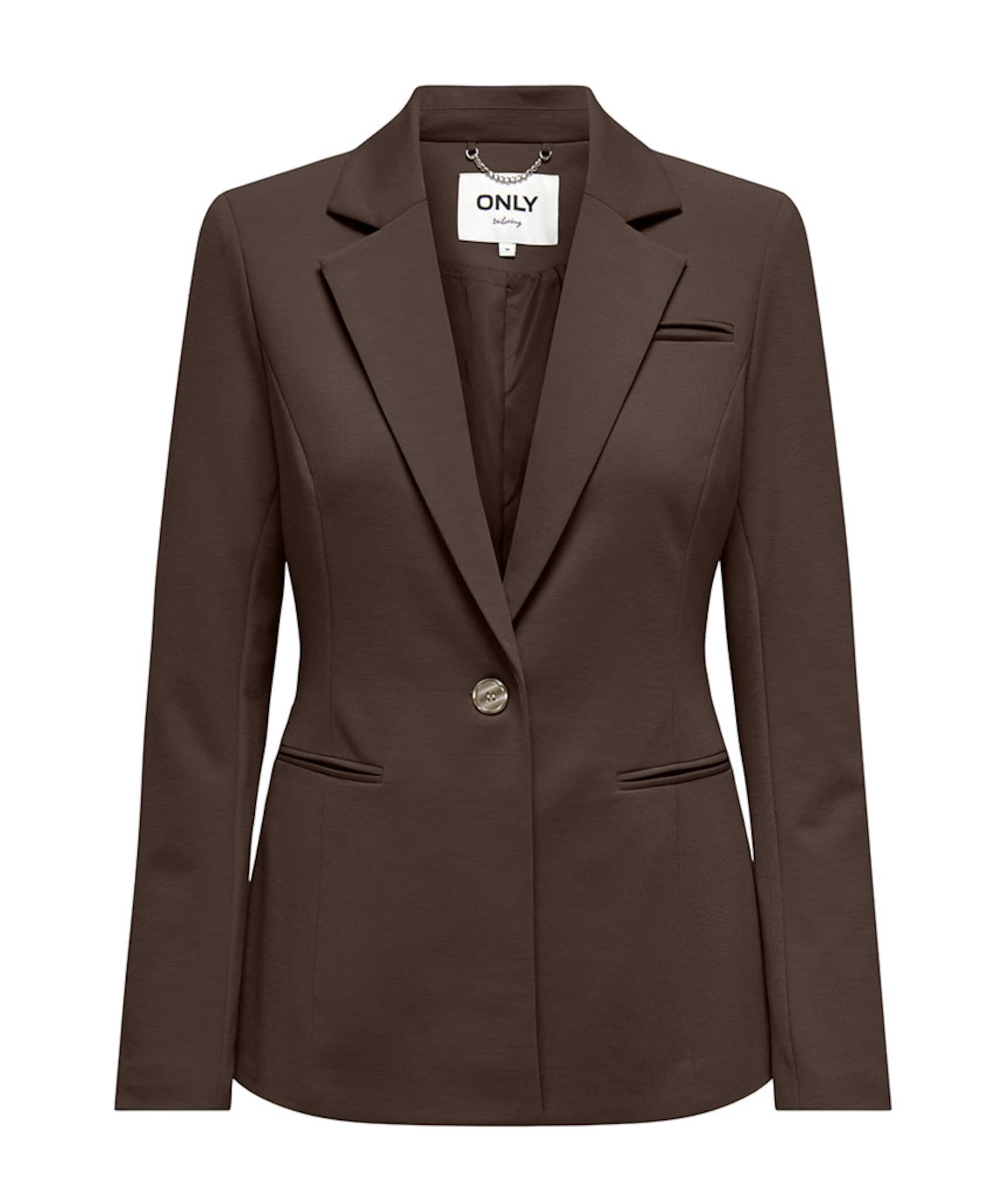 Dames blazer bruin