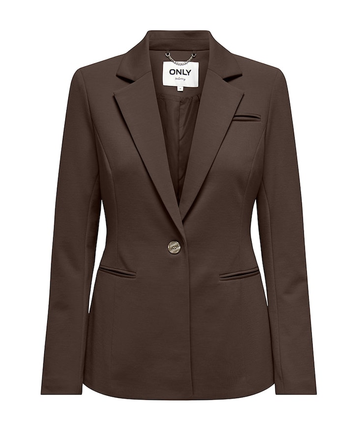 Dames blazer bruin