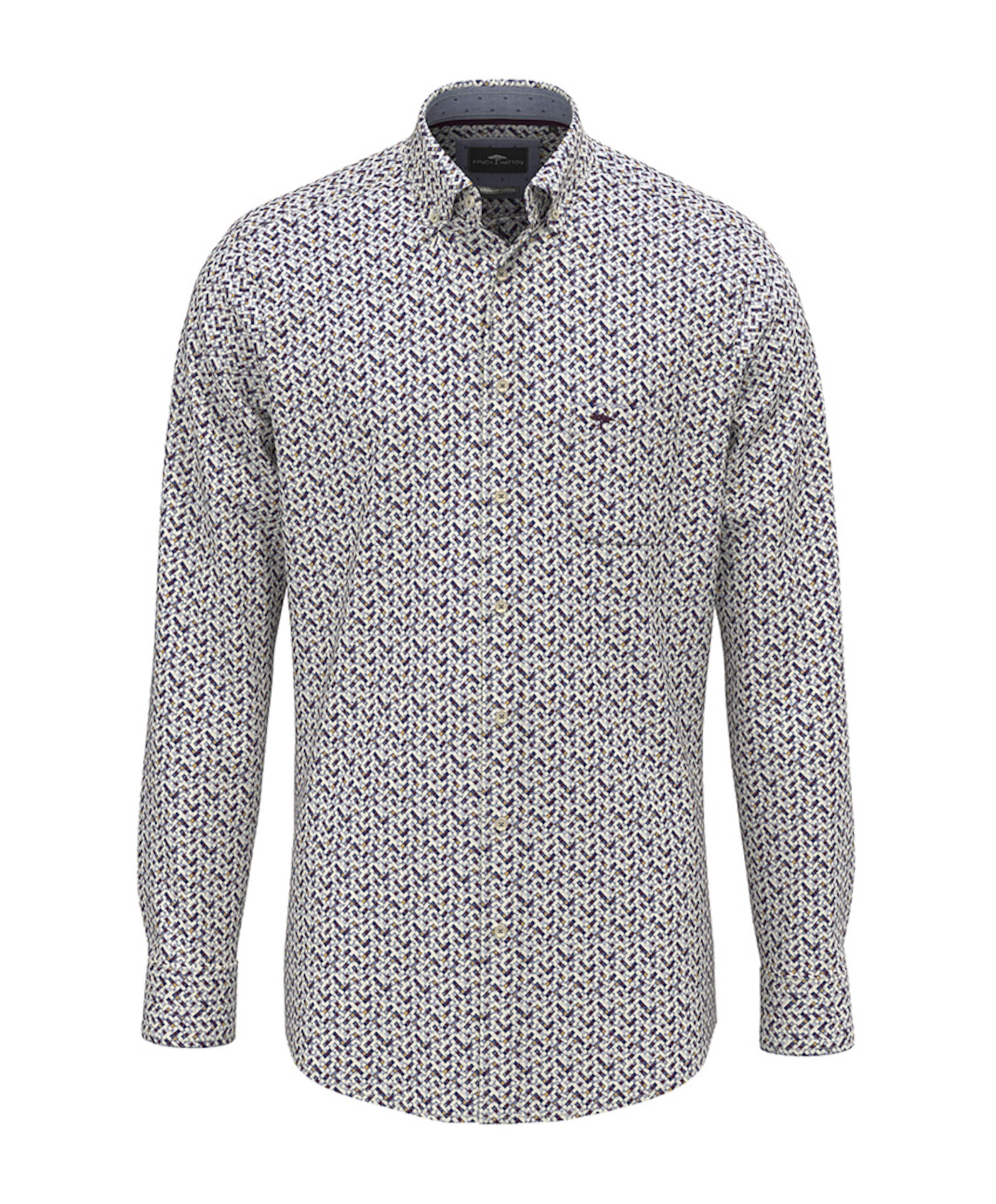 Overhemd lange mouw bordeaux