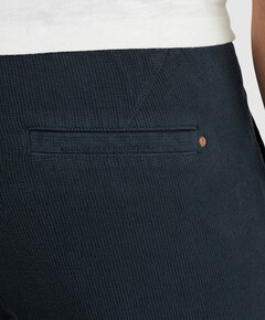 CHINO STRUCTURE korte broek blauw