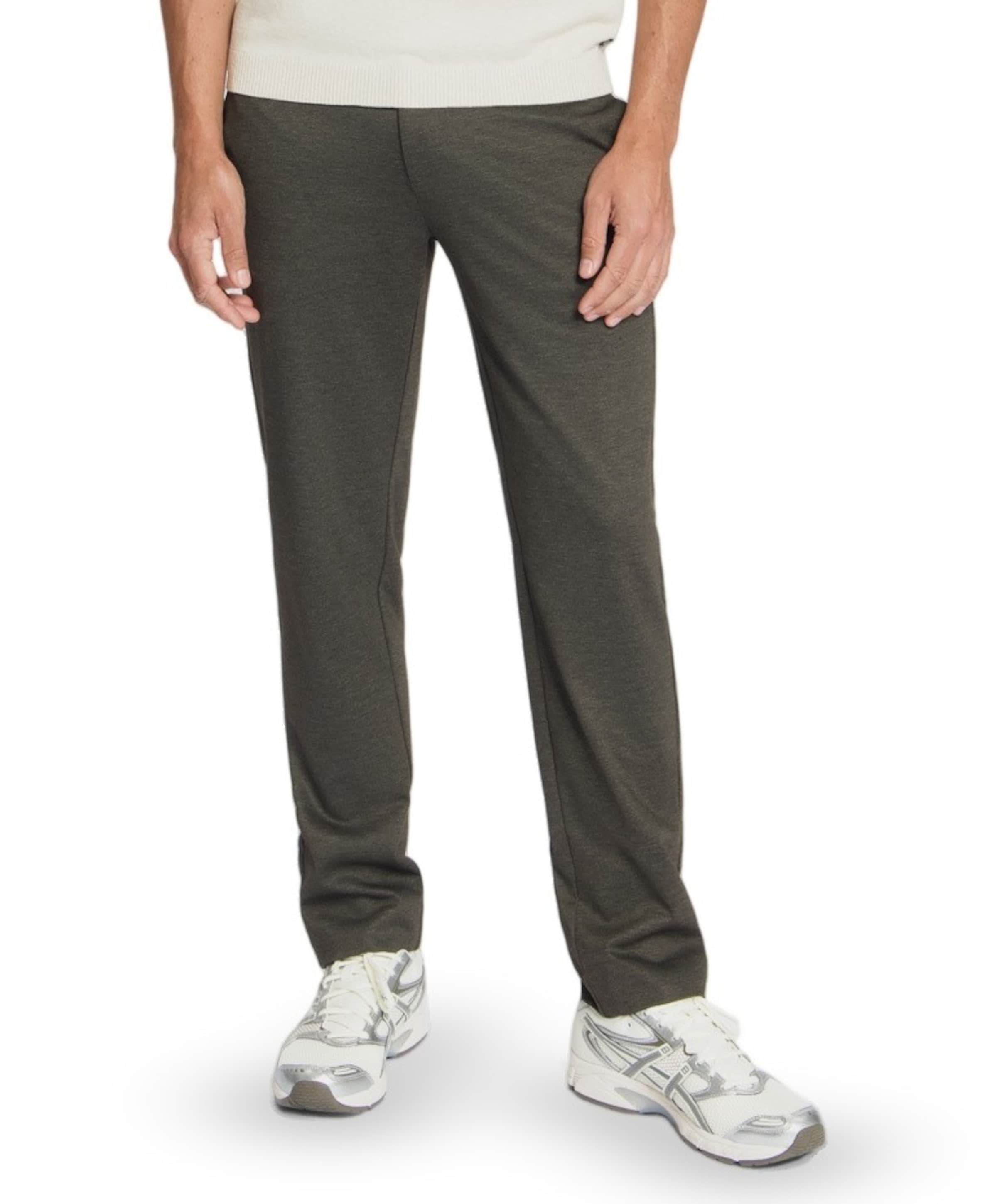 Pants Jersey Melange Regular Fit heren broek bruin